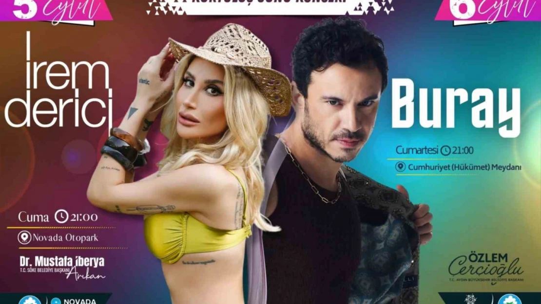 Söke'nin kurtuluş coşkusuna iki konser coşku katacak