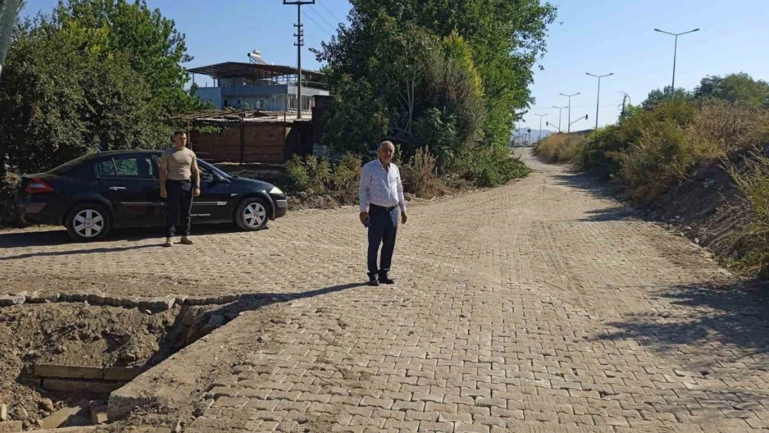 Sultanhisar'da yıllardır beklenen menfez köprü çalışması tamamlandı