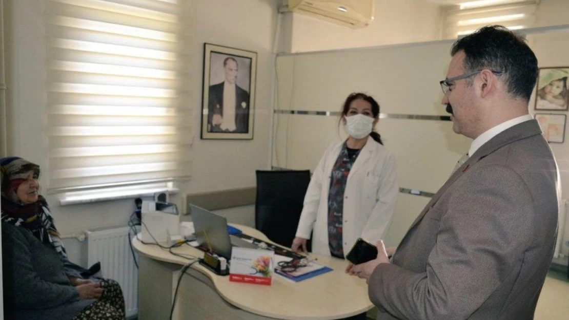 Sultanhisar Kaymakamı Ateş, Devlet Hastanesi'nde incelemelerde bulundu