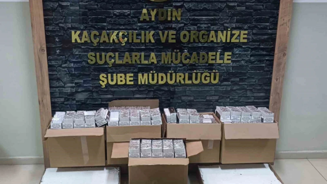 Şüphe üzerine durdurulan araçta, 77 bin adet makaron ele geçirildi