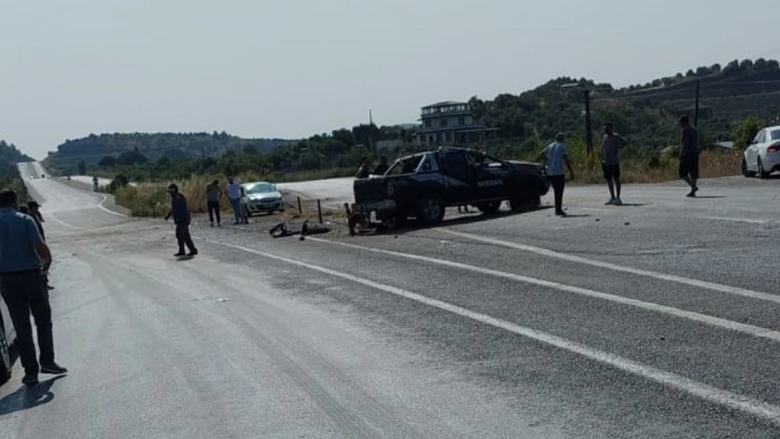 Takla atan kamyonette 1 ölü, 2 yaralı