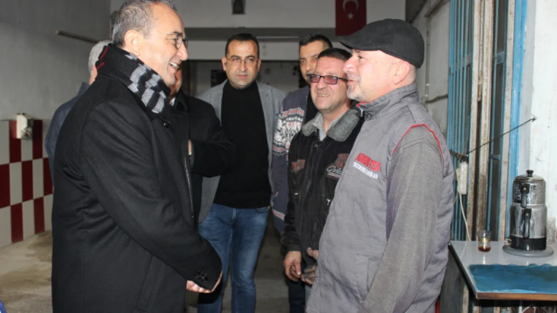 Tezcan, Nazilli'de sanayi esnafıyla buluştu