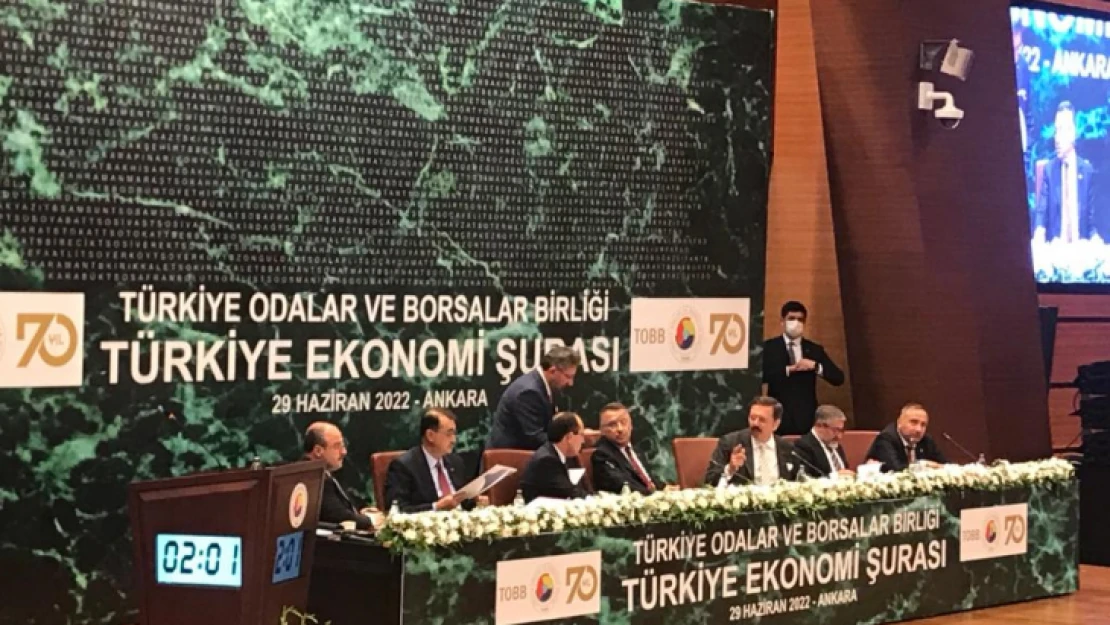 TOBB TÜRKİYE EKONOMİ ŞURASI TOPLANDI