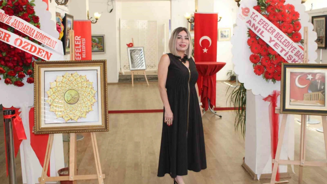 Üç boyutlu sanatın ışıltısı Efeler'de sergilendi
