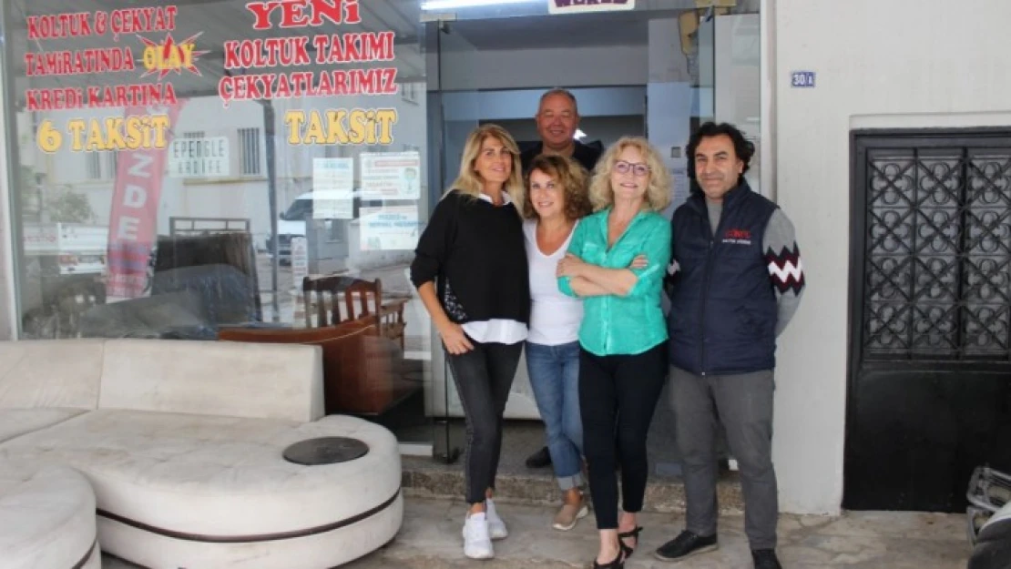 Ünlü oyuncu Yıldızoğlu, Nazilli'de alışveriş yaptı