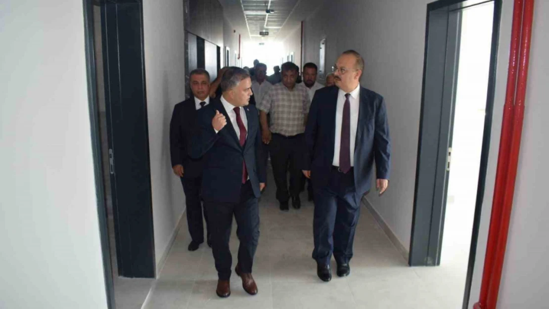 Vali Canbolat, Bozdoğan'daki yatırımları yerinde inceledi