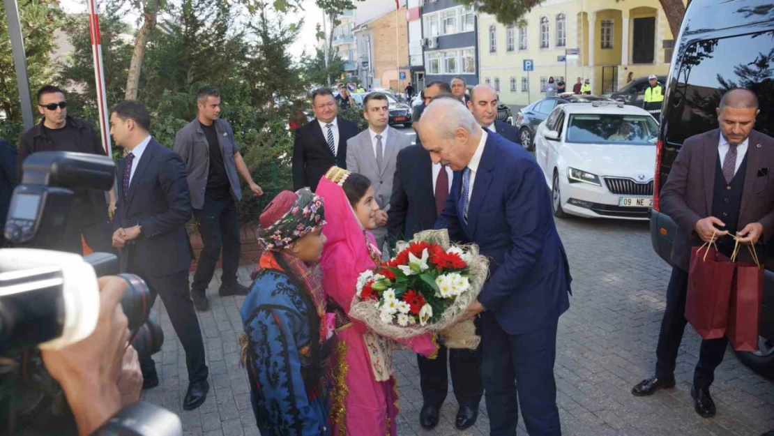 Vali Canbolat, TBMM Başkanı Kurtulmuş'u ağırladı