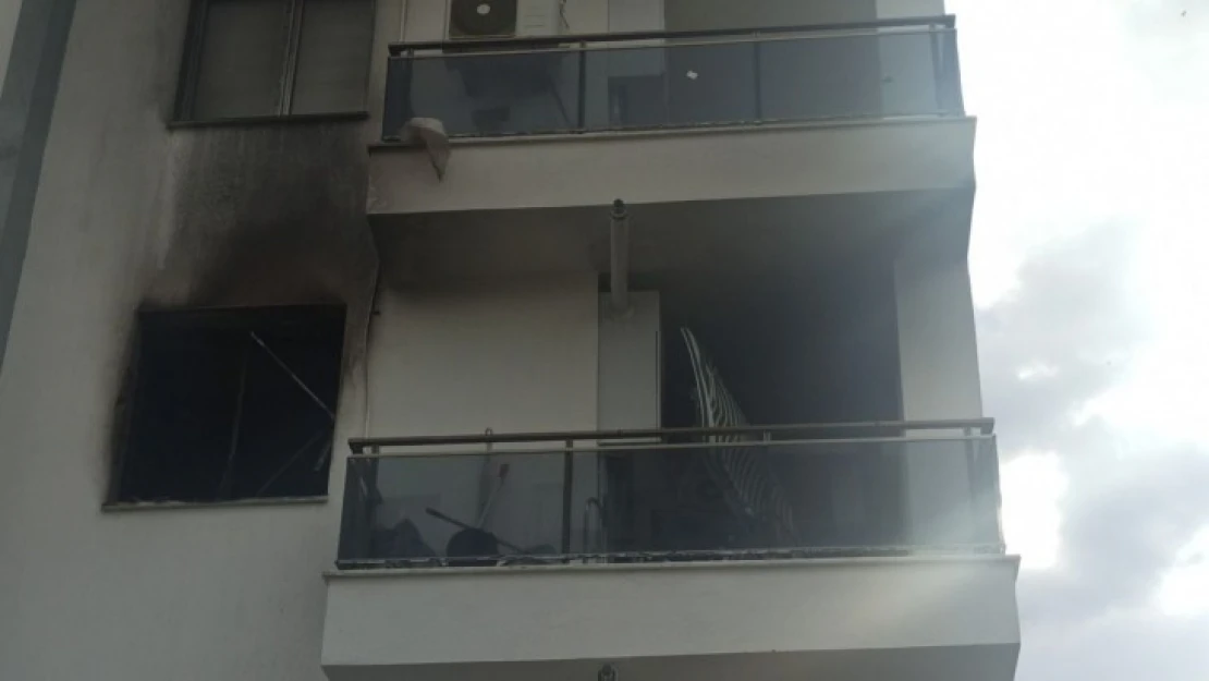 Yangından kurtulmak için 2. kattan atladı