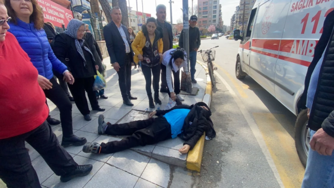 Yaşlı adamı ölüm, sokakta yakaladı