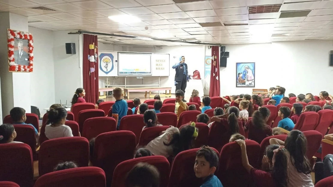 Yedi Eylül İlkokulu'nda Afet Farkındalık eğitimi