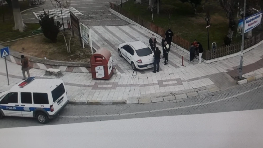 Yenipazar Emniyeti'nden drone ile uygulama