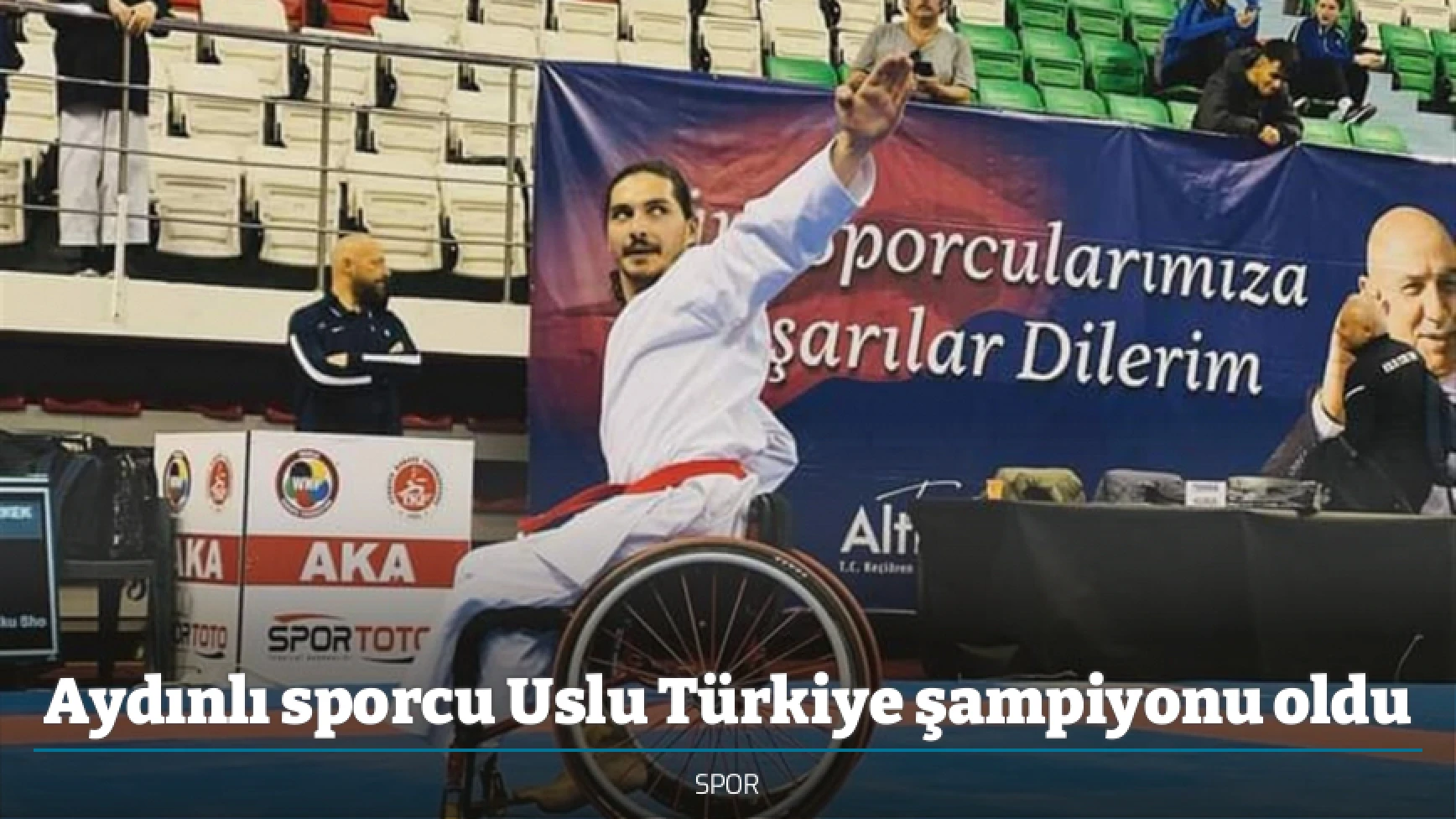 Aydınlı sporcu Uslu Türkiye şampiyonu oldu