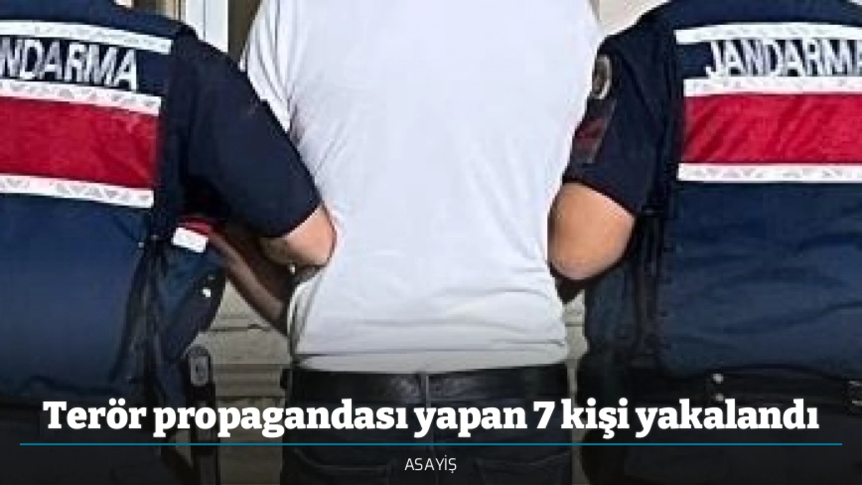Terör propagandası yapan 7 kişi yakalandı