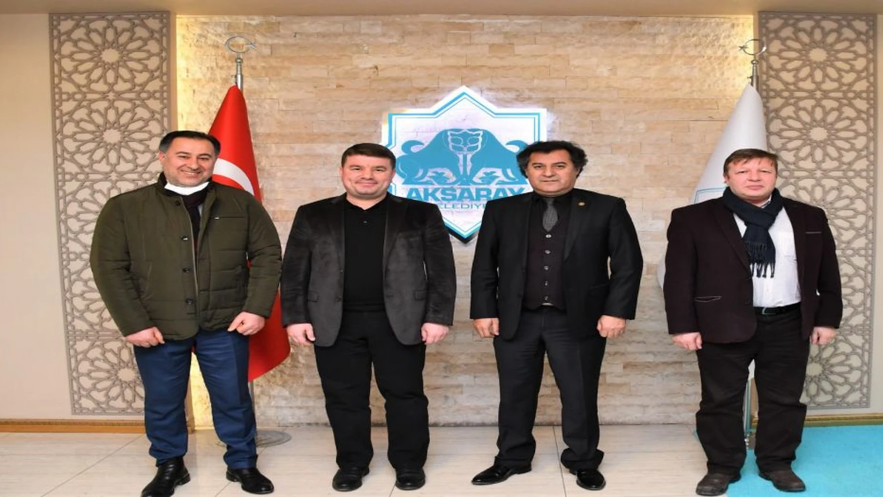 Aksaray Belediye Başkanı'na Yargıtay üyesinden ziyaret