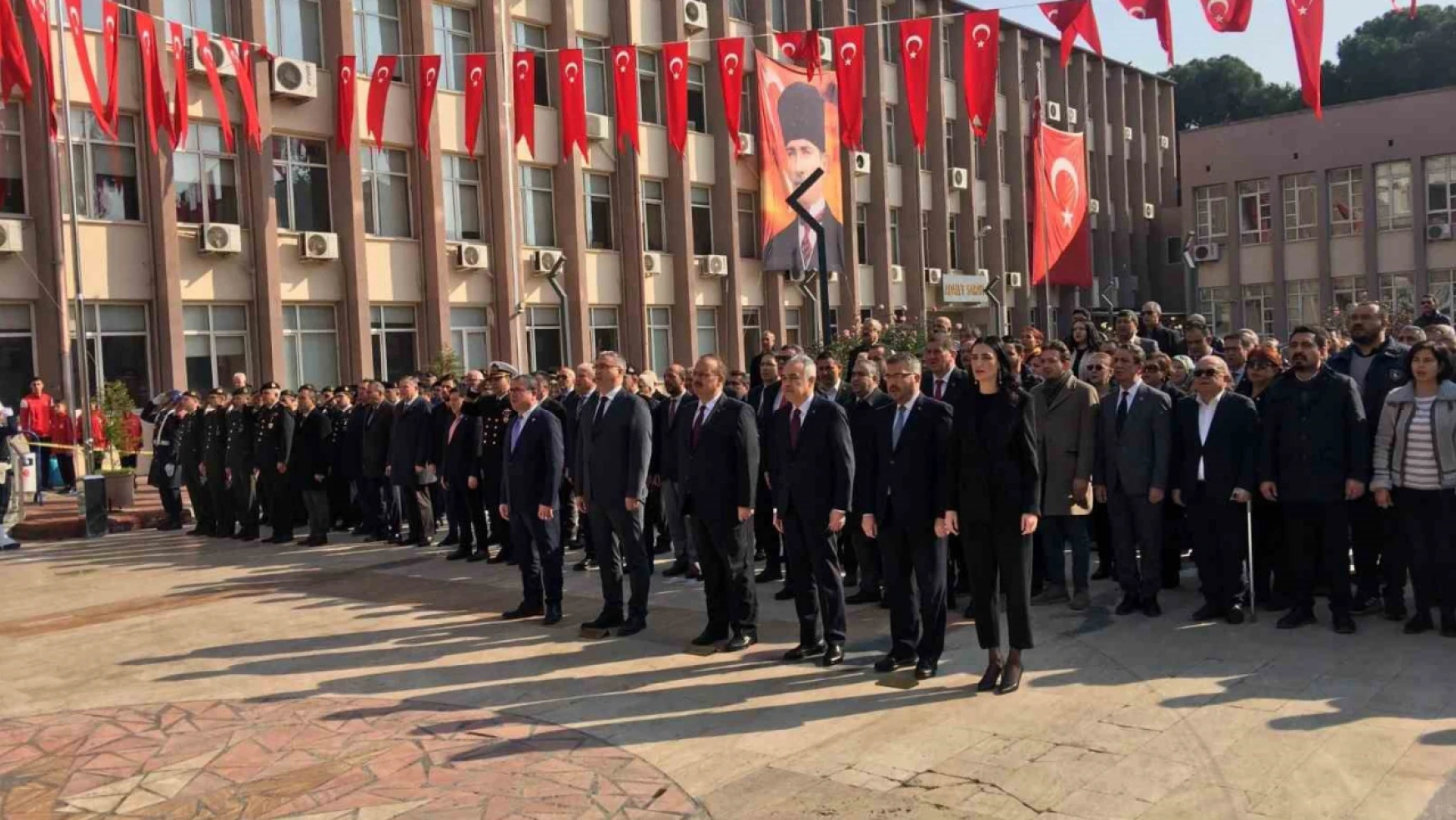 Atatürk'ün Aydın'a gelişinin 93'üncü yıldönümü kutlandı