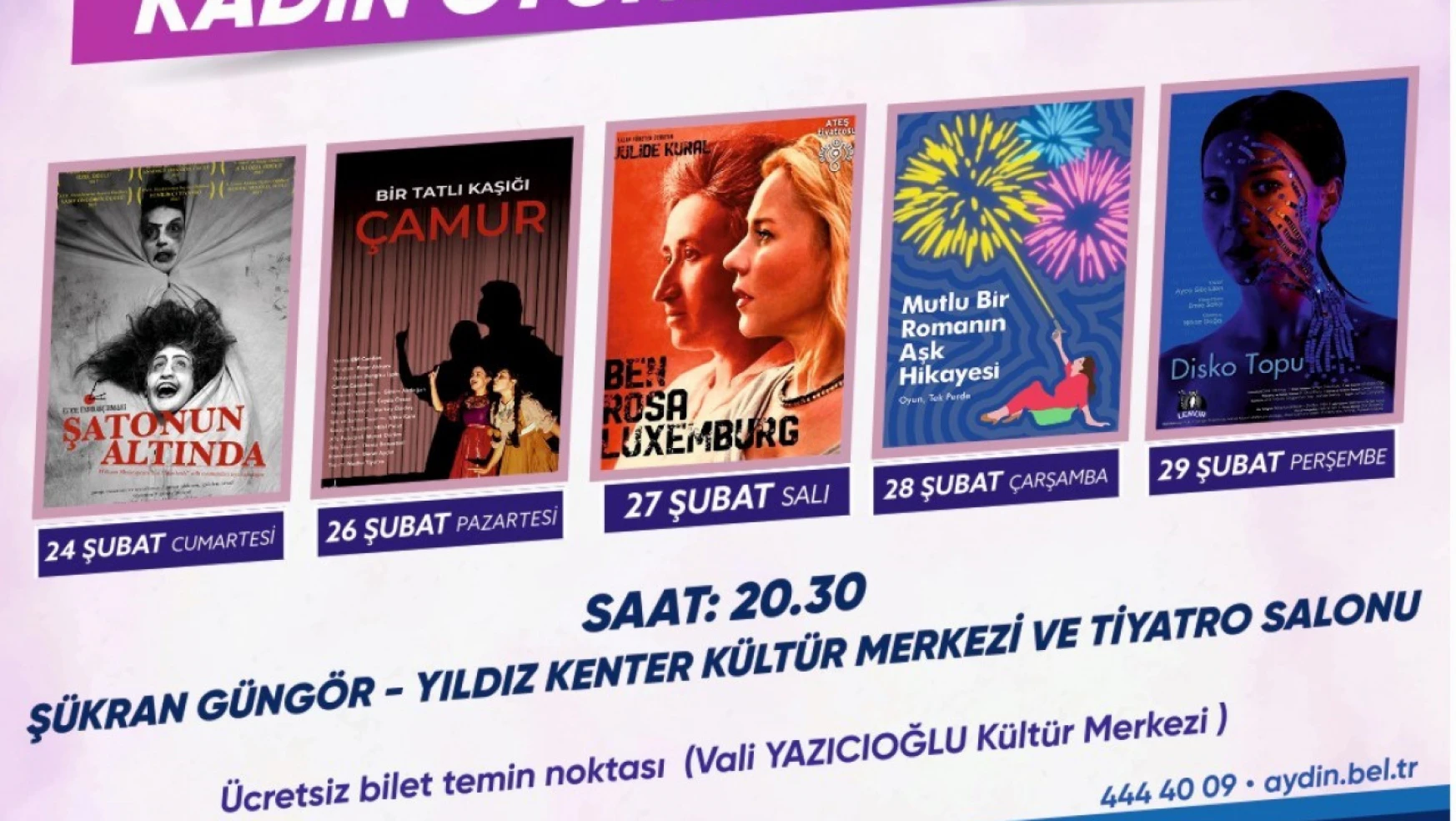 Aydın Büyükşehir, 'Kadın Oyunları Festivali'ne ev sahipliği yapacak
