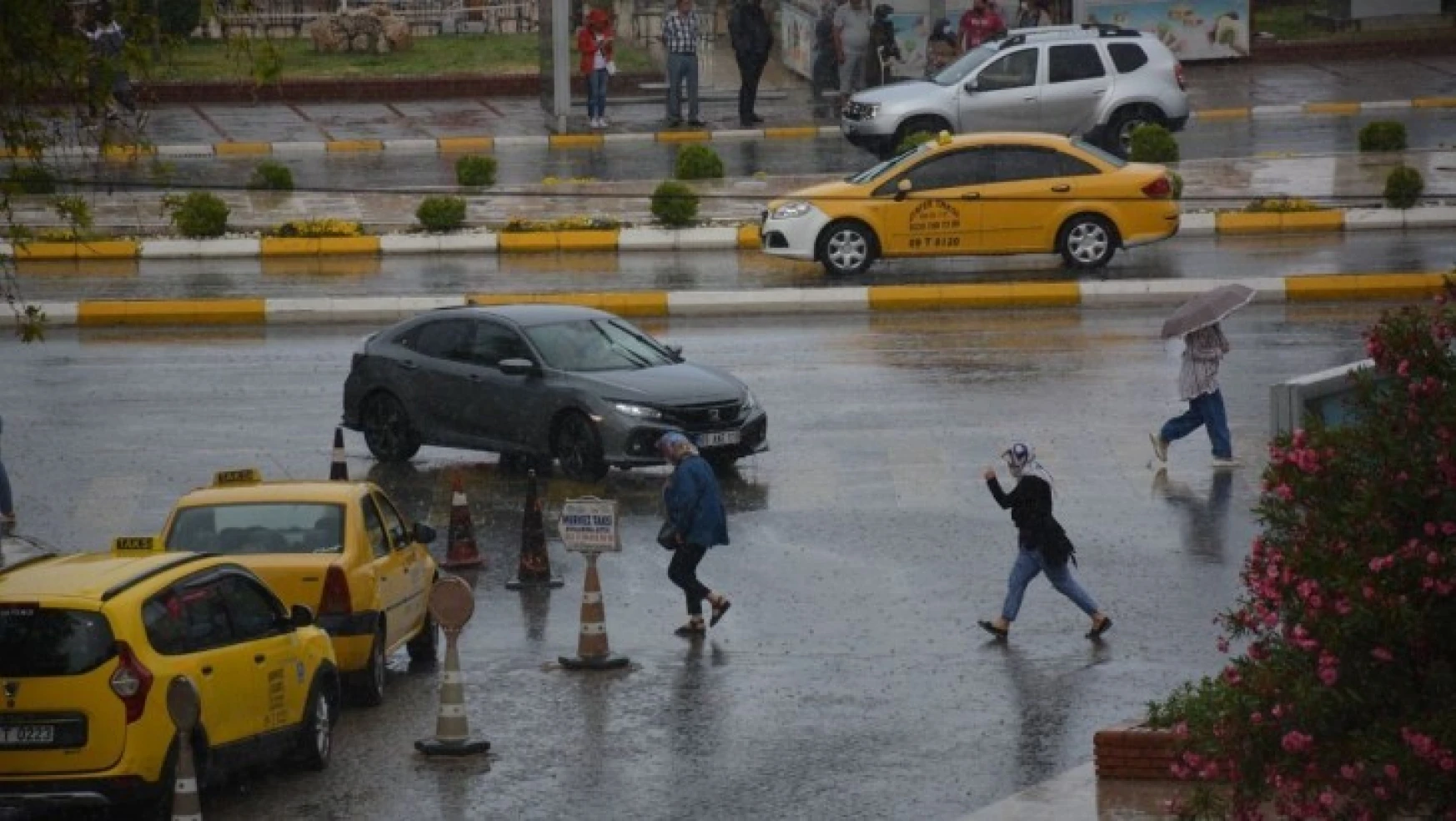 Aydın'da yağmur sevinci