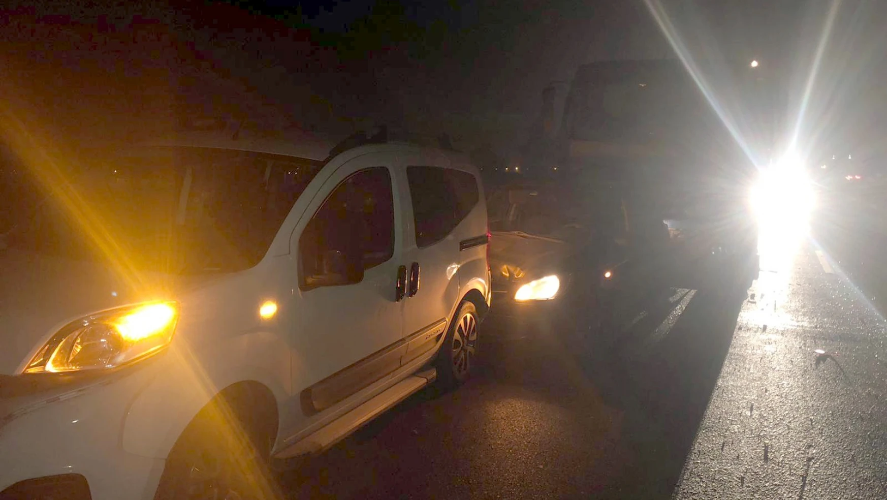 Aydın'da zincirleme trafik kazası 1 yaralı