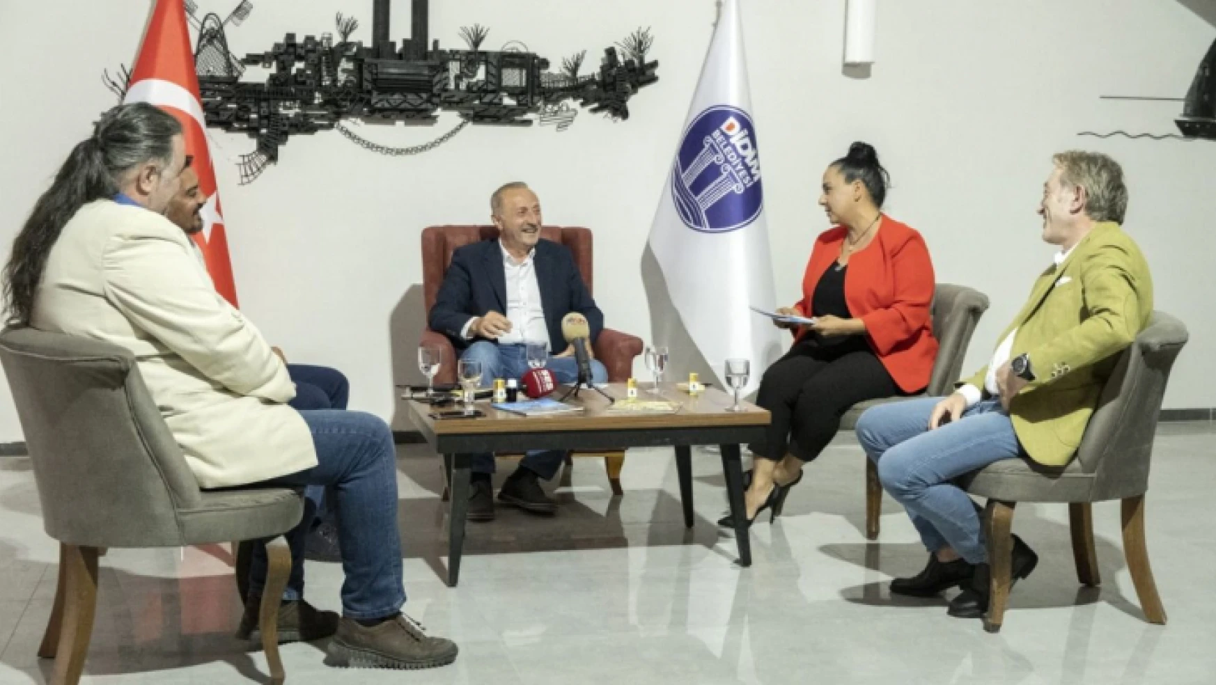 Başkan Atabay, gazetecilerin sorularını cevapladı