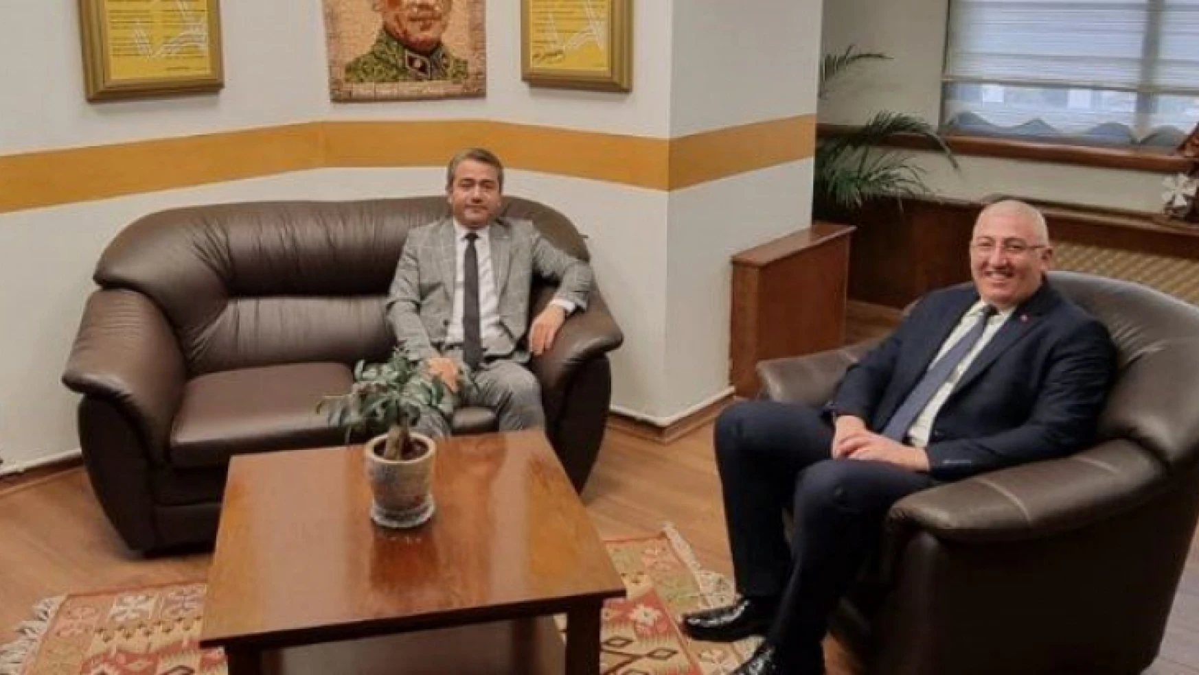 Başkan Gökbaraz'ın ilk ziyareti Nazilli Belediyesi'ne oldu