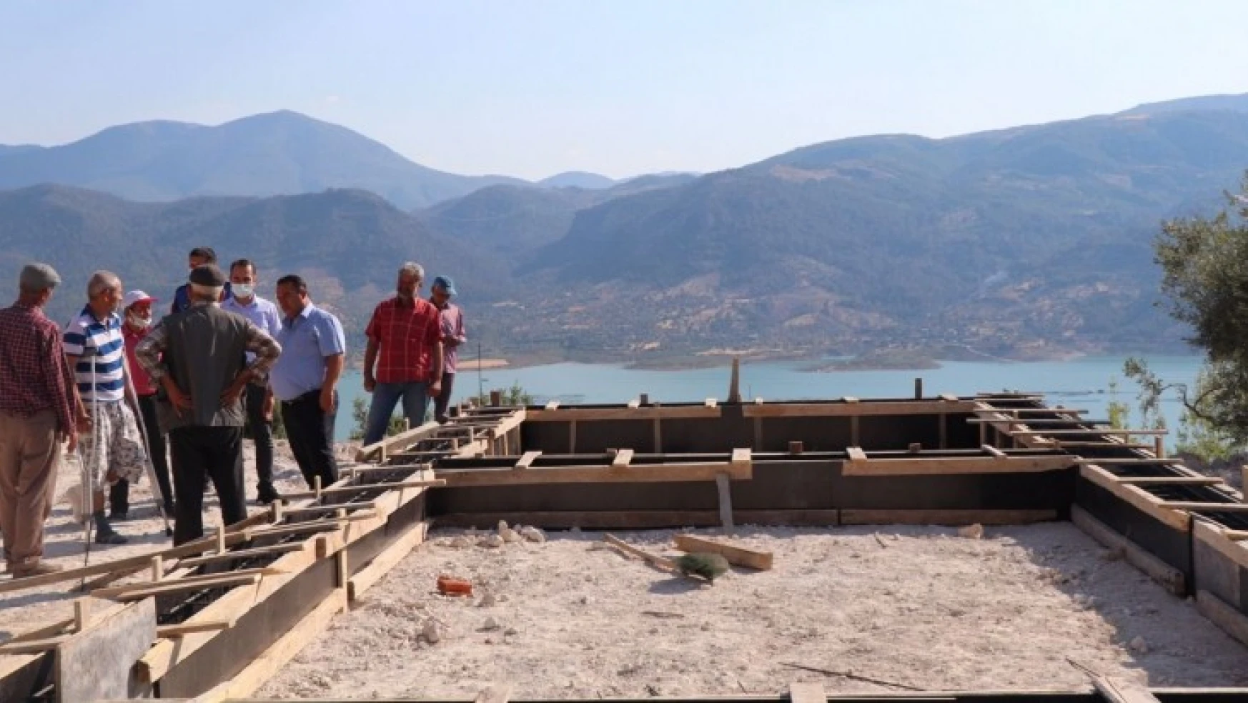 Bozdoğan'da Akyaka Sosyal Tesis alanına ek bina yapımına başlandı