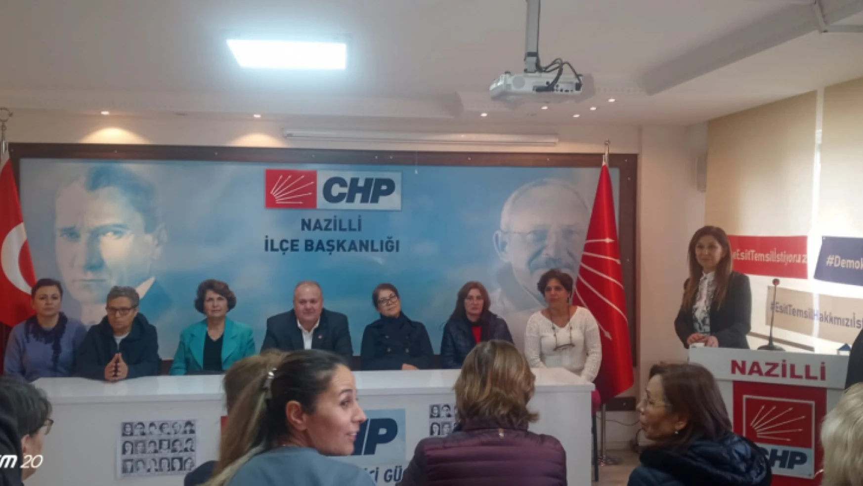 CHP'li kadınlardan eş zamanlı açıklama