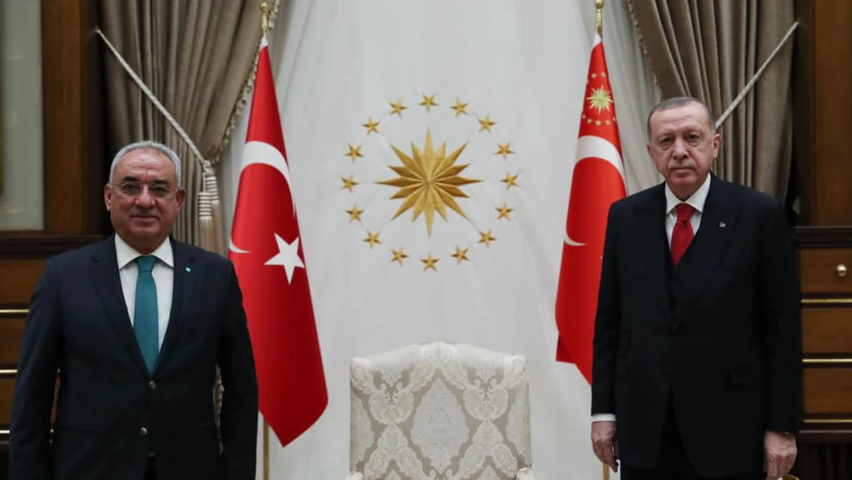 Cumhurbaşkanı Erdoğan, Aydınlı Genel Başkanı kabul etti