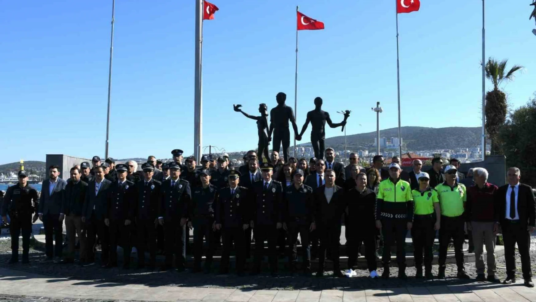 Kuşadası'nda Türk Polis Teşkilatı'nın 179'uncu kuruluş yıl dönümü kutlandı