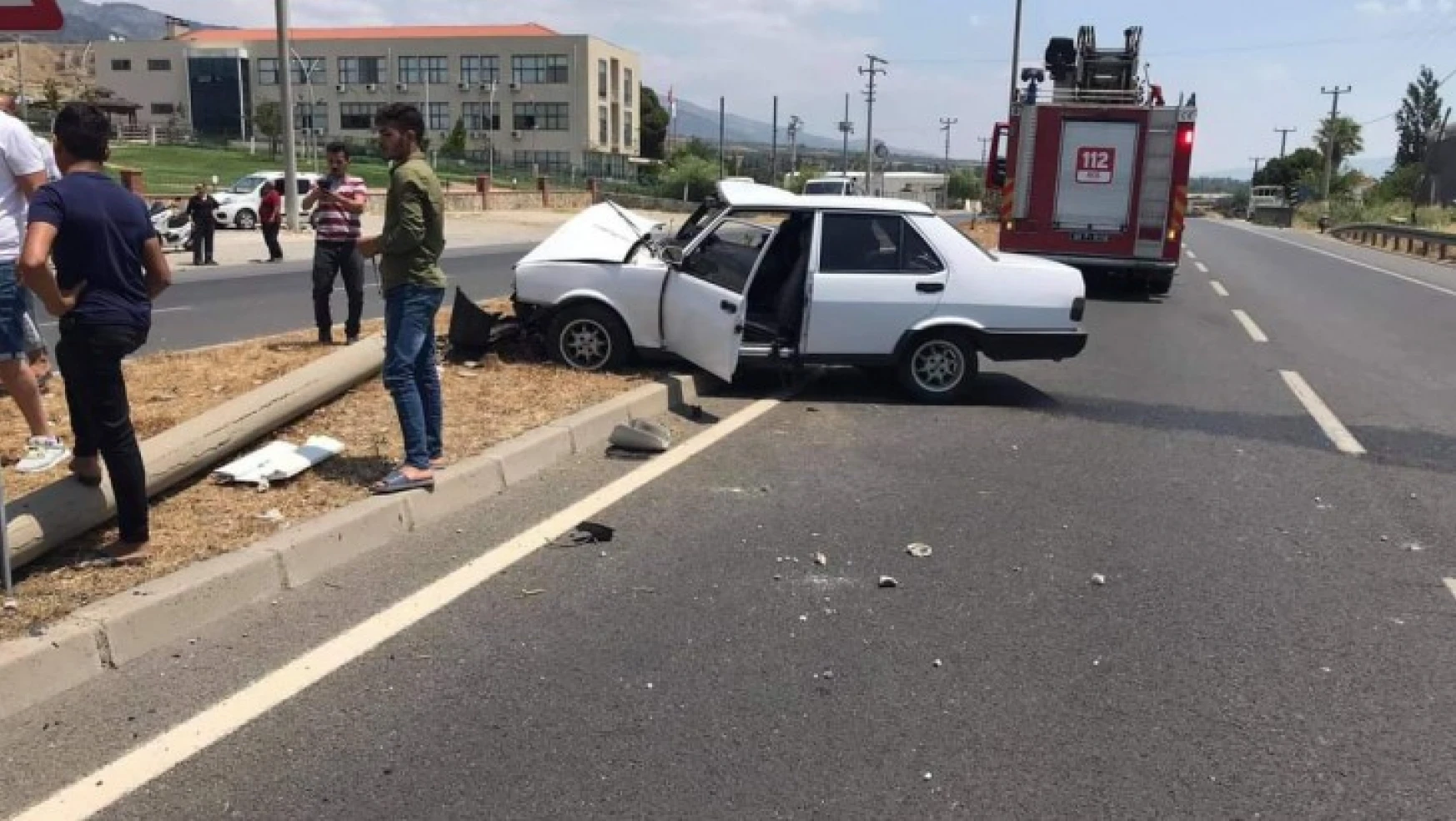 Kuyucak'ta kaza: 1 yaralı