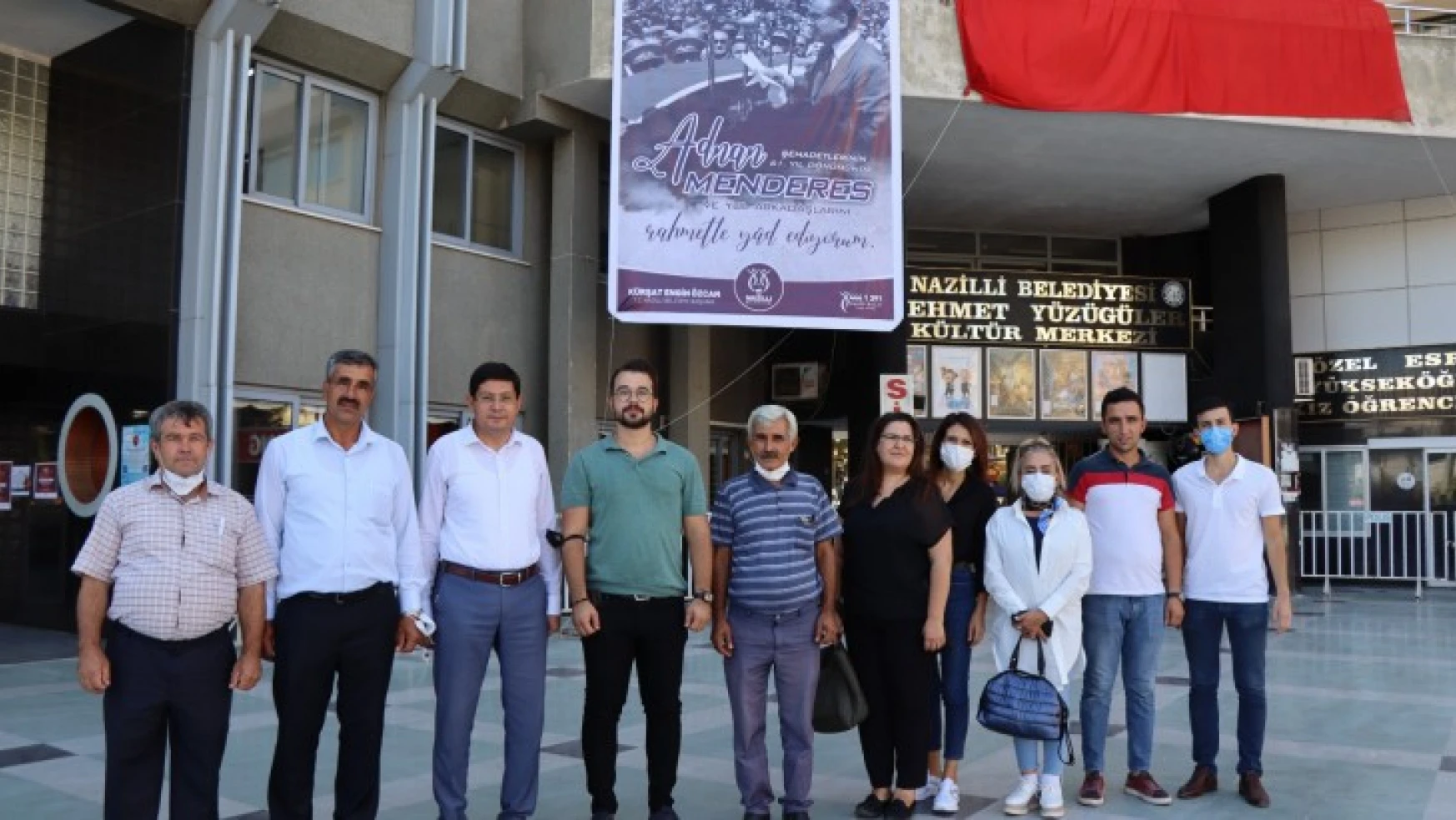 Nazilli Belediyesi, merhum Başbakan Menderes'i andı