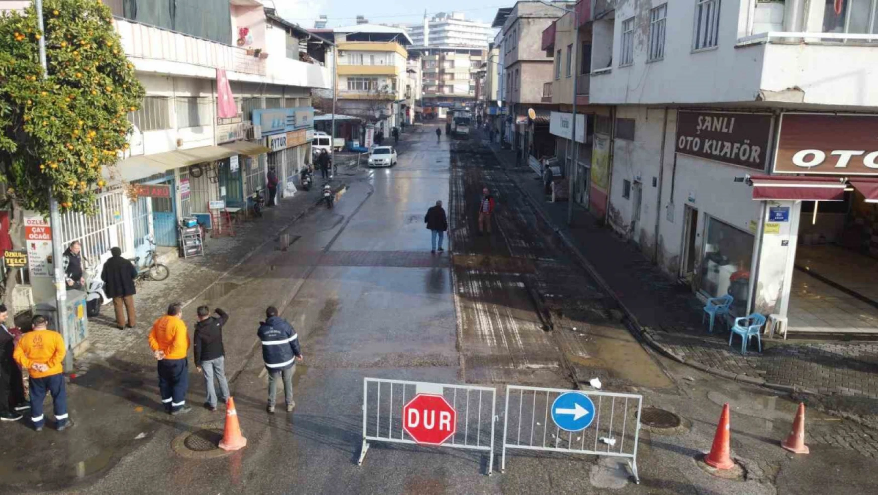 Nazilli'de altyapısı yetersiz olan cadde yenileniyor