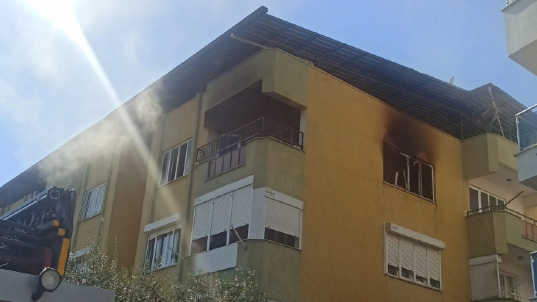 Nazilli'de ev yangını