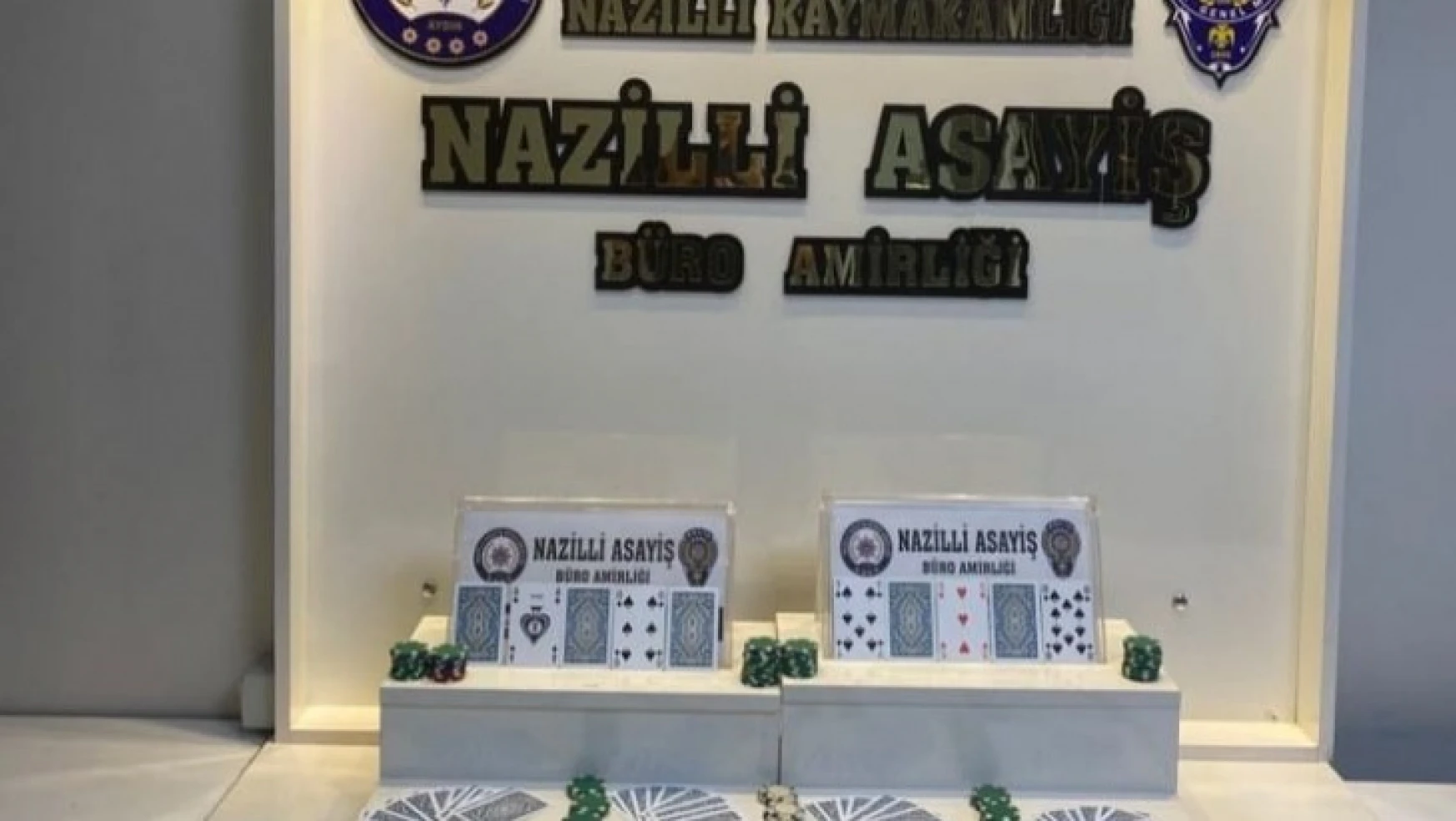 Nazilli'de kahvehaneye kumar baskını