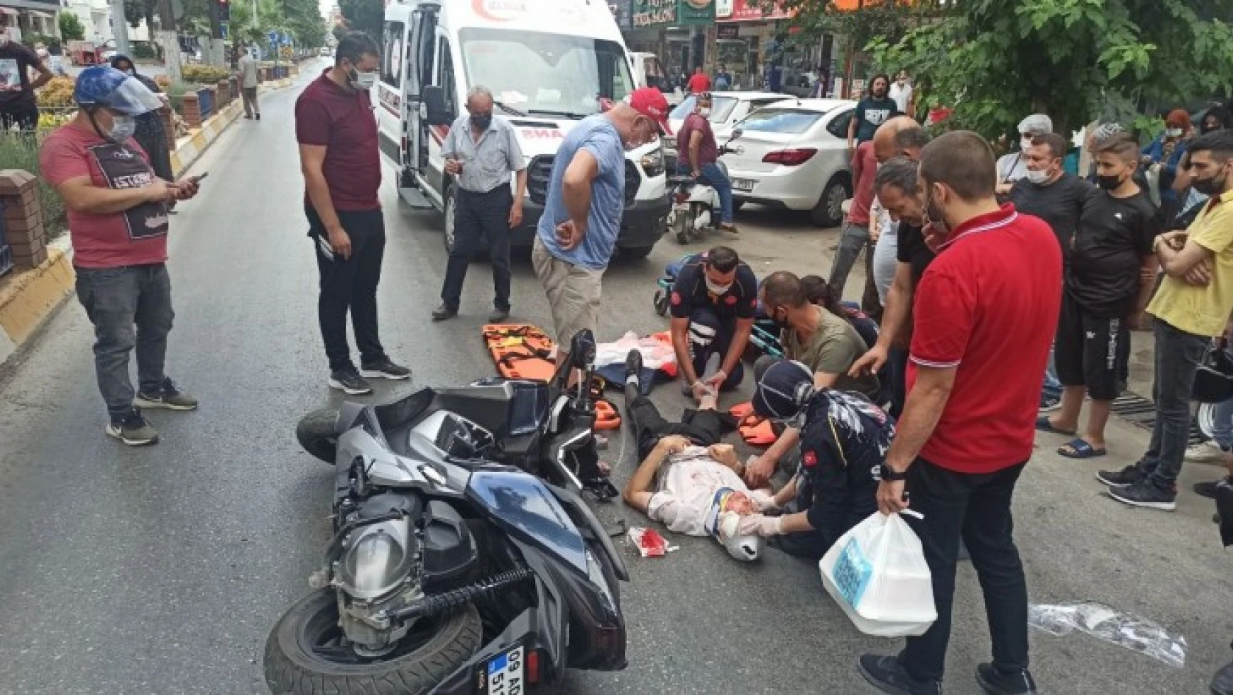 Nazilli'de kaza:1 yaralı