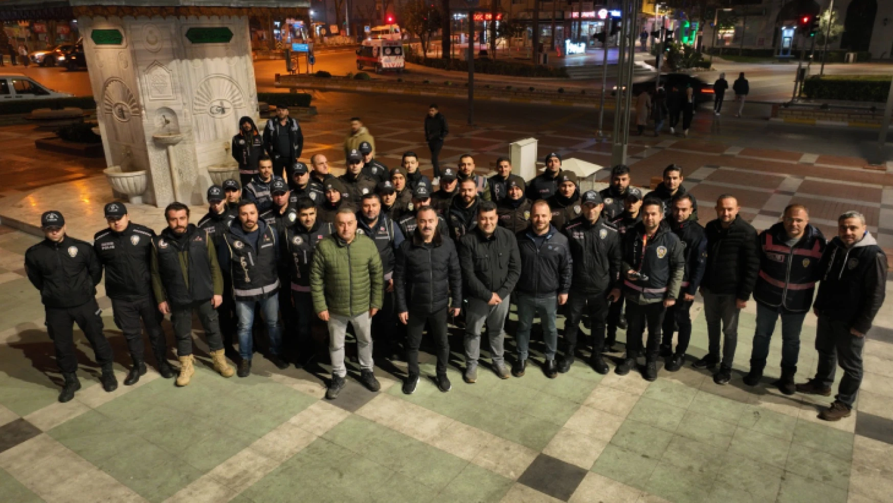 Nazilli polisi yılbaşı akşamı sokaklardaydı