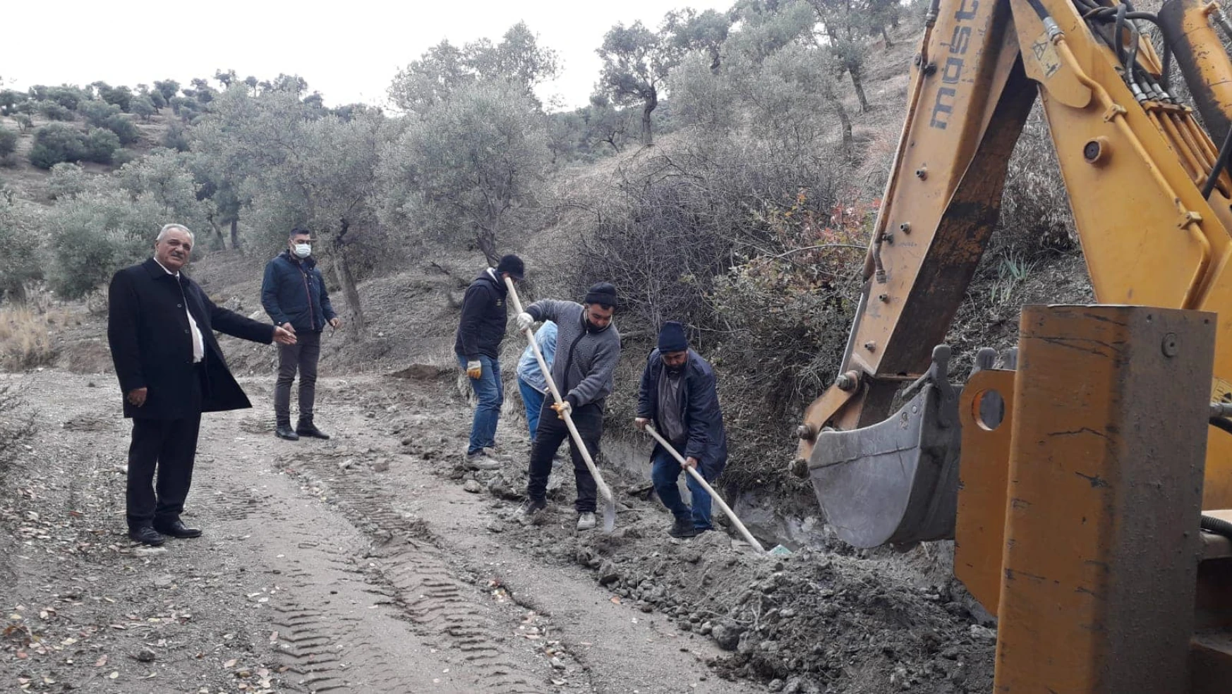 Sultanhisar Belediyesi, dere ıslahı ve yol çalışmalarını sürdürüyor