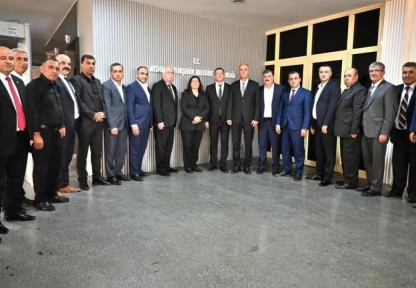 Özmeriç, nezaket ziyaretinde şoför esnafının sorunlarını dile getirdi