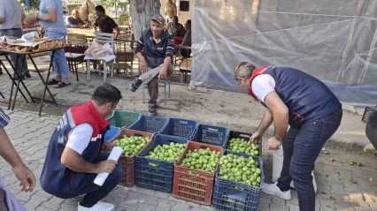 Kuyucak İlek Pazarı'nda denetim ve bilgilendirme