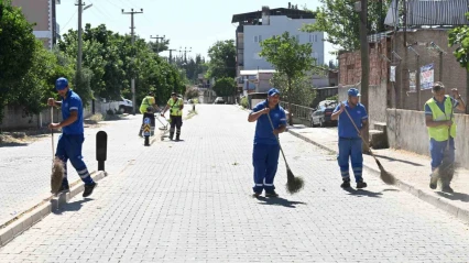 Umurlu'da temizlik çalışması
