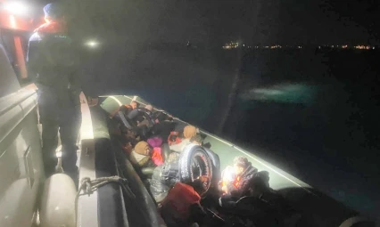 Aydın'da 12'si çocuk 67 düzensiz göçmen kurtarıldı