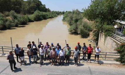 Aydın'da çiftçilerin su eylemi