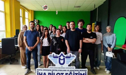 Aydın'da Ticari İHA Pilotları mezun oldu