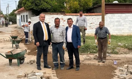 İncirliova Belediyesi'nden ücretsiz yol tamiratı desteği