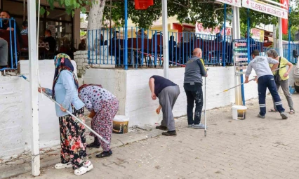 Kızılcaköy bembeyaz oldu