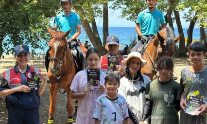 Milli Park'ta vatandaşlar yangınlara karşı bilgilendirildi