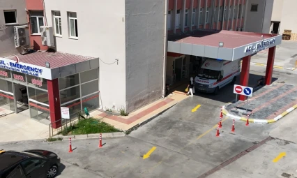 Söke Devlet Hastanesi'nde Ambulans Dönüş Alanı projesi tamamlandı