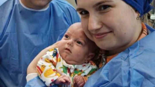 550 gramlık Umut, 156 günlük mücadeleden sonra ailesine kavuştu