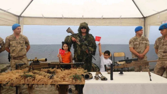 Acemi erlerin yemin töreninde ailelere jandarma ve KADES tanıtıldı