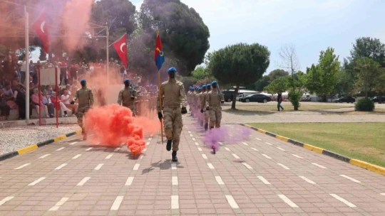 Acemi erlerin yemin töreninde ailelere jandarma ve KADES tanıtıldı