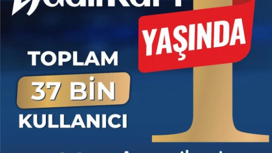 Adalı Kart 1 yılda 37 bin aktif kullanıcıya ulaştı